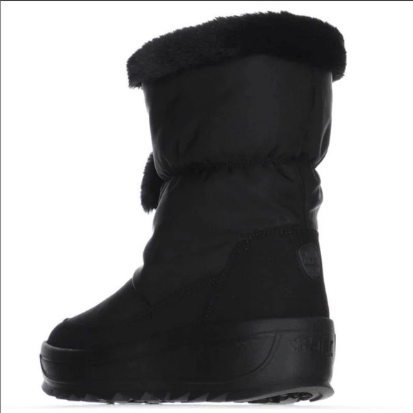 PAJAR WOMEN’S TOBY NYLON IRON WINTER BOOTS -BLACK 39 - Picture 8 of 9